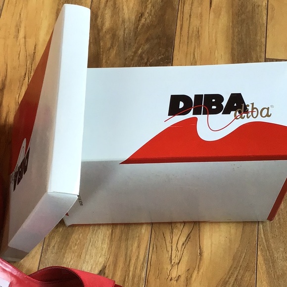 Red heeled sandals by DIBA - Picture 6 of 7